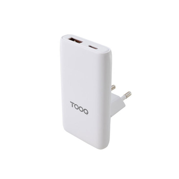 Chargeur mural TooQ TQWC-GANSL65W1A1C Blanc 65 W Chargeur mural TooQ TQWC-GANSL65W1A1C Blanc 65 W