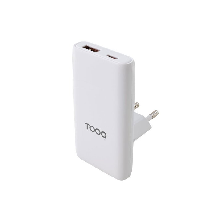 Chargeur mural TooQ TQWC-GANSL65W1A1C Blanc 65 W Chargeur mural TooQ TQWC-GANSL65W1A1C Blanc 65 W