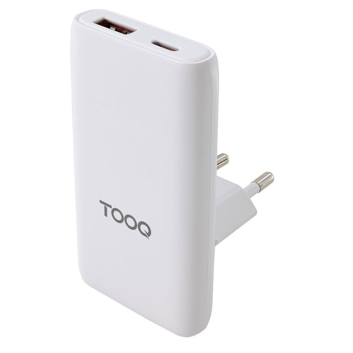 Chargeur mural TooQ TQWC-GANSL65W1A1C Blanc 65 W Chargeur mural TooQ TQWC-GANSL65W1A1C Blanc 65 W