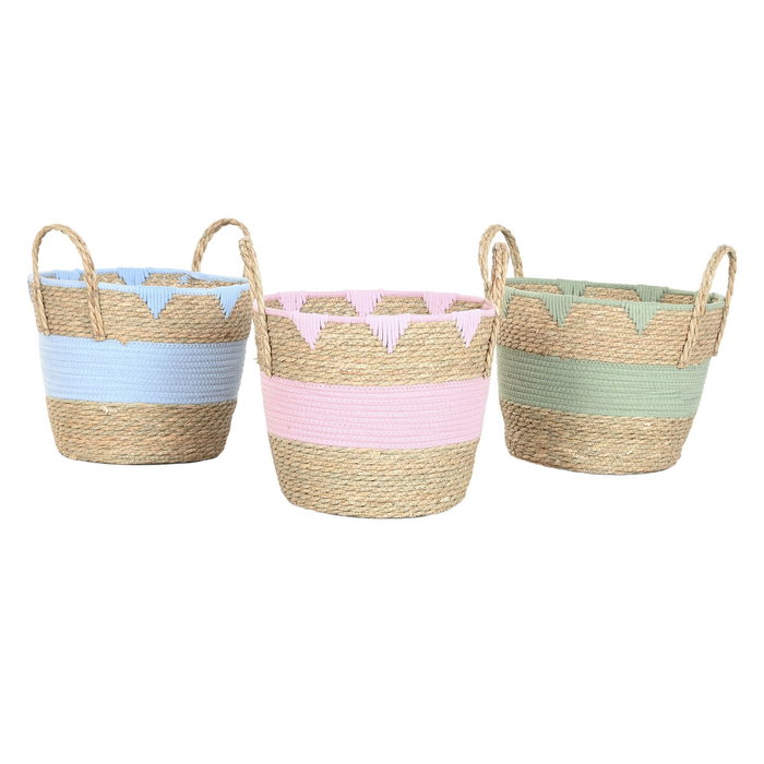 Home ESPRIT Panier décoratif Enfant - Lot de 3 Unités - 36 x 36 x 37 cm