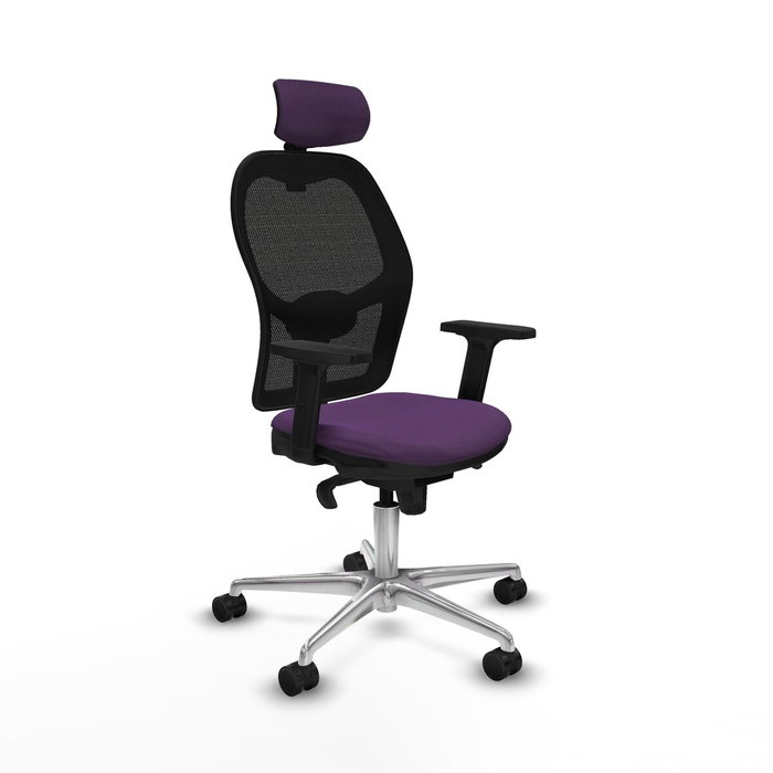 Piqueras y Crespo Chaise de Bureau avec Appui-tête Jorquera 2D086N2 Violet Piqueras y Crespo Chaise de Bureau avec Appui-tête Jorquera 2D086N2 Violet