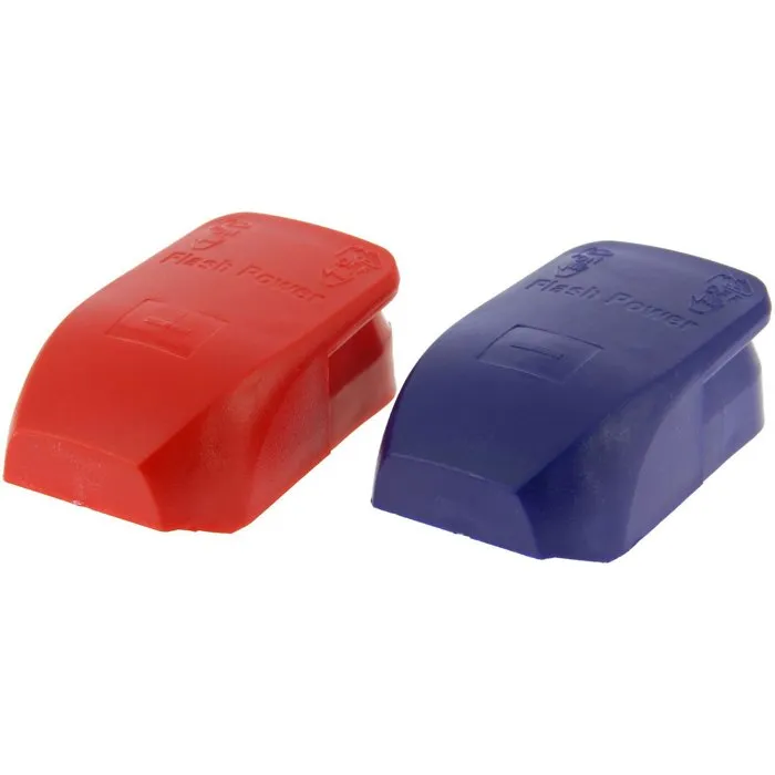 CARTEC Lot de 2 cosses de batterie à serrage rapide, (+) et (-), idéal pour l'outillage