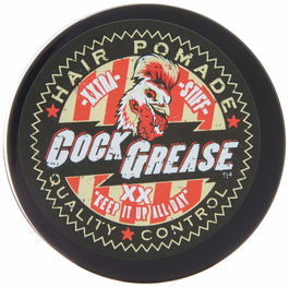 Cock Grease Pommade Coiffante Xxtra Stiff XX, Finition Brillante, Tenue Extra-Forte, 50 g