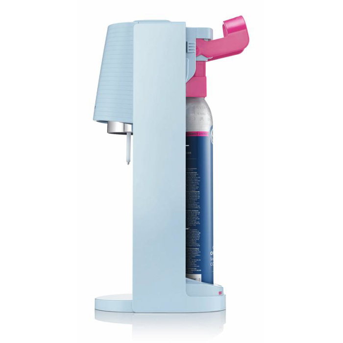 SodaStream Machine à soda Terra bleu clair QC avec cartouche de CO2 et bouteille PET de 1 litre (1012811315)