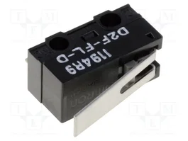 Aratas (Formerly Omron Components) Microcommutateur SNAP ACTION SPDT avec levier D2F-FL-D