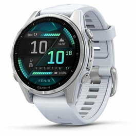 Garmin Montre connectée fénix 8 - 43 mm - Réf. 010-02903-00 - Blanc - Modèle S