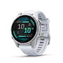 Garmin Montre connectée fénix 8 - 43 mm - Réf. 010-02903-00 - Blanc - Modèle S