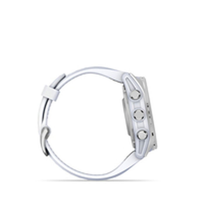 Garmin Montre connectée fénix 8 - 43 mm - Réf. 010-02903-00 - Blanc - Modèle S