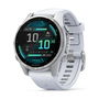 Garmin Montre connectée fénix 8 - 43 mm - Réf. 010-02903-00 - Blanc - Modèle S