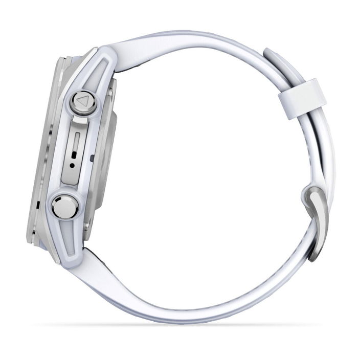 Garmin Montre connectée fénix 8 - 43 mm - Réf. 010-02903-00 - Blanc - Modèle S