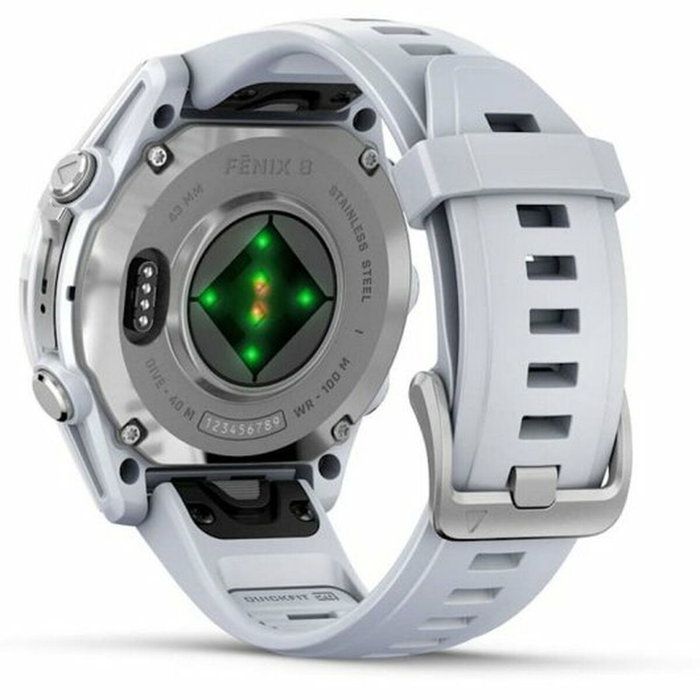 Garmin Fénix 8 43mm Argenté et Blanc
