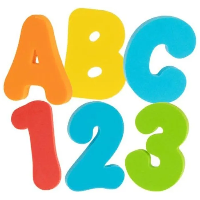 Nuby - Set de lettres et chiffres en mousse pour le bain - Jouet éducatif interactif et adhésif - Apprentissage des formes et couleurs - Enfant dès 12 mois - Multicolore Nuby - Set de lettres et chiffres en mousse pour le bain - Jouet éducatif interactif et adhésif - Apprentissage des formes et couleurs - Enfant dès 12 mois - Multicolore
