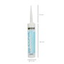 WOLFPACK LINEA PROFESIONAL Silicone acide blanc 280 cm³