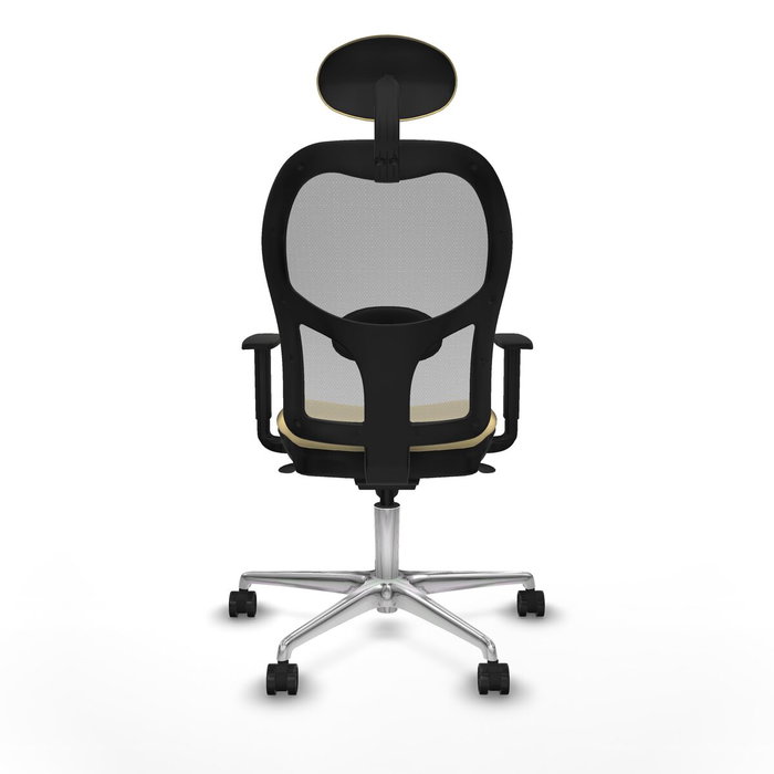 Piqueras y Crespo Chaise de Bureau avec Appui-tête Jorquera 1D086N1 Crème Piqueras y Crespo Chaise de Bureau avec Appui-tête Jorquera 1D086N1 Crème