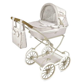 Verona Coche de muñeca plegable - Landau de poupée pliable pour poupées jusqu'à 48 cm, dimensions 42 x 80 x 81 cm