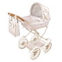 Verona Coche de muñeca plegable - Landau de poupée pliable pour poupées jusqu'à 48 cm, dimensions 42 x 80 x 81 cm