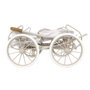 Verona Coche de muñeca plegable - Landau de poupée pliable pour poupées jusqu'à 48 cm, dimensions 42 x 80 x 81 cm