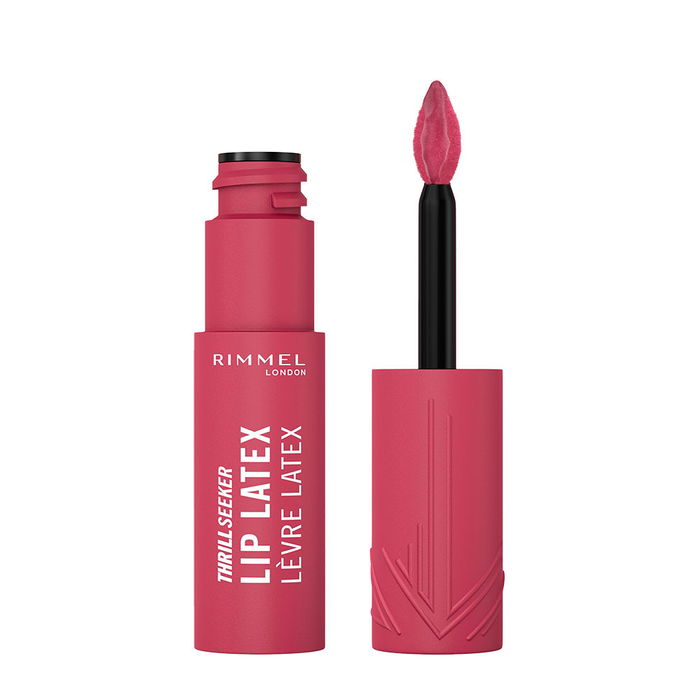 Rimmel London Thrill Seeker Rimmel Lip Latex - Brillant à lèvres liquide longue tenue #300, hydratant avec acide hyaluronique, 6 ml