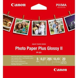 Canon 2311B060 Papier Photo Brillant 130 x 130 mm 265 g/m² 20 Feuilles pour Impression Jet d'Encre
