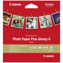 Canon Photo Paper Plus Glossy II 13 x 13 cm, 20 feuilles