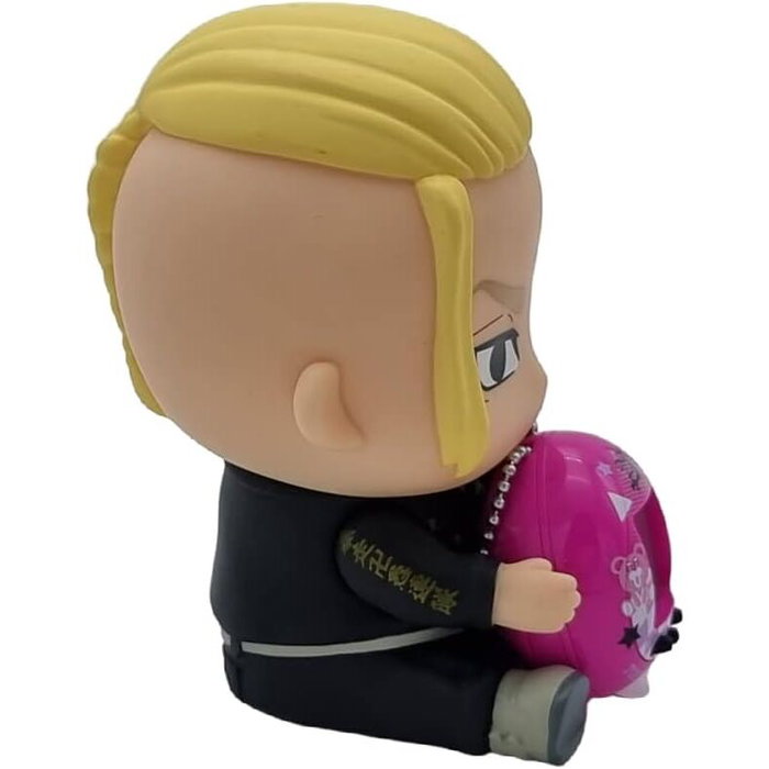 BANDAI Tamagotchi Hugmy Tokyo Revengers - Figurine avec support Draken - Version Draken - Jeu électronique interactif