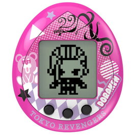BANDAI Tamagotchi Hugmy Tokyo Revengers - Figurine avec support Draken - Version Draken - Jeu électronique interactif