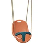 ALEO BY TRIGANO - 9614P8 - Siège bébé pour portique 1,90/2,50 m - Sécurité ceinture et barre - Corail/Bleu - 9 à 36 mois (20 kg max)