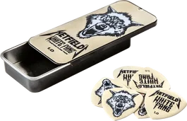 Dunlop White Fang Custom Flow® Assortiment de 6 médiators