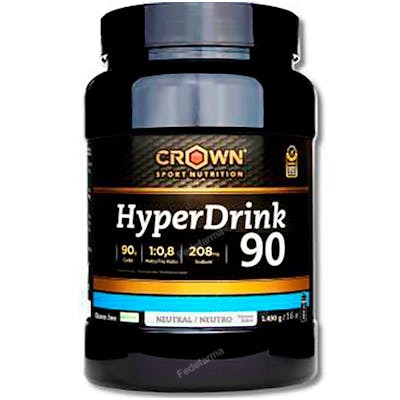 CROWN SPORT NUTRITION Hyperdrink 90 1490 Gr - Poudre pour boisson sportive - Neutre - Certifié Informed-Sport - Vegan CROWN SPORT NUTRITION Hyperdrink 90 1490 Gr - Poudre pour boisson sportive - Neutre - Certifié Informed-Sport - Vegan