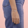 PEERS HARDY Bracelet Minnie Disney en Chaîne Ajustable avec Charme Minnie Mouse Cubique en Pierre Zircon