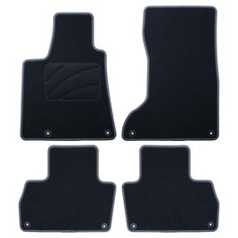 Set de tapis de voitures OCC Motorsport OCCMS0003GD Noir Gris foncé Maserati Levante 2016 5 Pièces