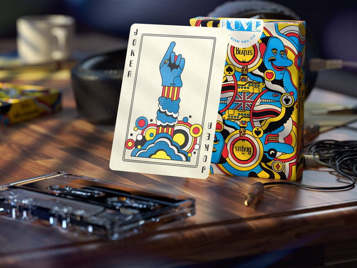 The Beatles jeu de cartes à jouer Yellow Submarine The Beatles jeu de cartes à jouer Yellow Submarine