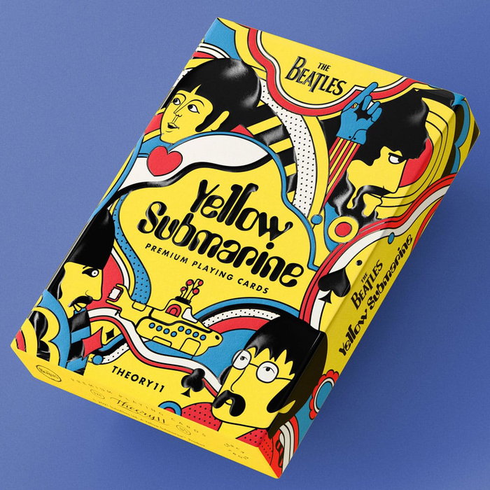 The Beatles jeu de cartes à jouer Yellow Submarine The Beatles jeu de cartes à jouer Yellow Submarine