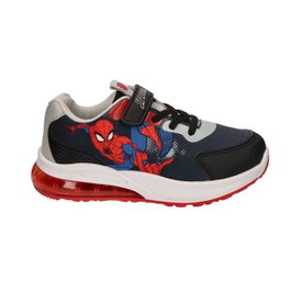 Cerdá T031 - Chaussures de sport enfant Spiderman à semelle PVC avec lumières LED, coloris Noir, pointure 31