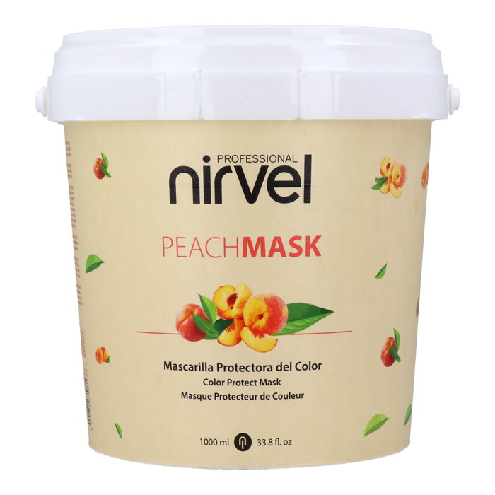 Masque pour Cheveux Teints Nirvel Peach 1 L Masque pour Cheveux Teints Nirvel Peach 1 L