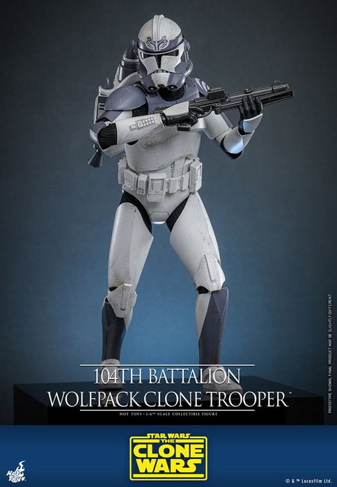 Star Wars The Clone Wars figurine 1/6 104th Battalion Wolfpack Clone Trooper 30 cm Star Wars The Clone Wars figurine 1/6 104th Battalion Wolfpack Clone Trooper 30 cm