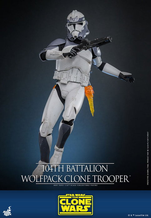 Star Wars The Clone Wars figurine 1/6 104th Battalion Wolfpack Clone Trooper 30 cm Star Wars The Clone Wars figurine 1/6 104th Battalion Wolfpack Clone Trooper 30 cm