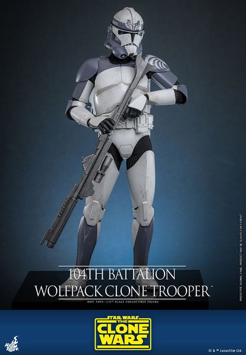 Star Wars The Clone Wars figurine 1/6 104th Battalion Wolfpack Clone Trooper 30 cm Star Wars The Clone Wars figurine 1/6 104th Battalion Wolfpack Clone Trooper 30 cm