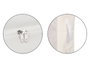Kipit Boîte de Rangement à Fermeture Éclair 45 x 30 x 23 cm en Tissu Polyester, Gris/Blanc/Noir (Set de 12)