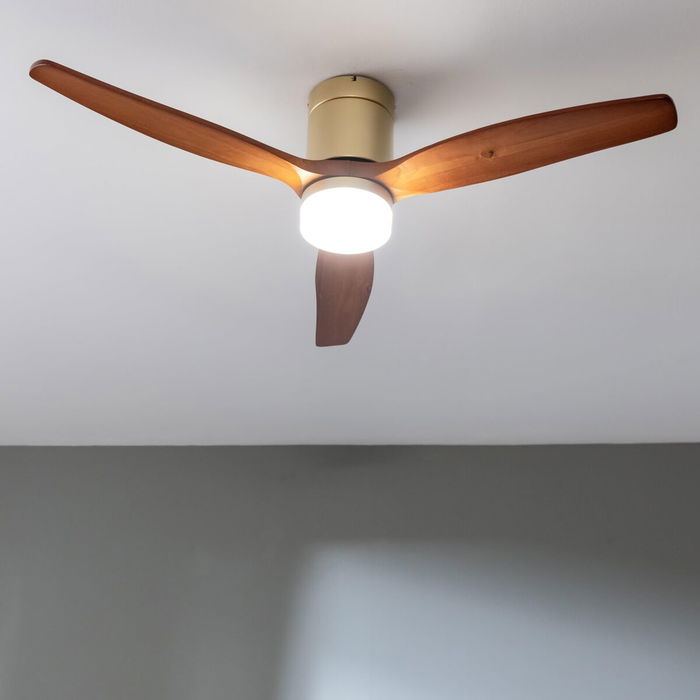 Ventilateur de Plafond avec Lumière Cecotec EnergySilence Aero 5600 20 W 40 W Doré Bois