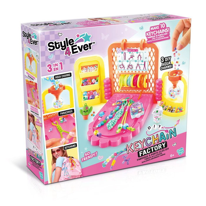 Canal Toys Studio de porte-clés DIY 3 en 1 Style 4 Ever Canal Toys Studio de porte-clés DIY 3 en 1 Style 4 Ever