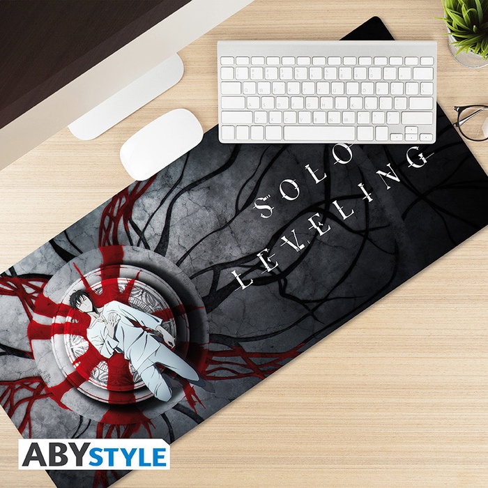 ABYstyle Tapis de Souris XXL Bureau Solo Leveling Sung Jinwoo's Sacrifice 90x40cm Antidérapant ABYstyle Tapis de Souris XXL Bureau Solo Leveling Sung Jinwoo's Sacrifice 90x40cm Antidérapant