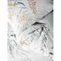 Parure de lit housse de couette 220 x 240 cm + 2 taies d'oreiller 60 x 60 cm - 100% coton percale 145 fils - Couleur indigo - Ensemble literie grand lit