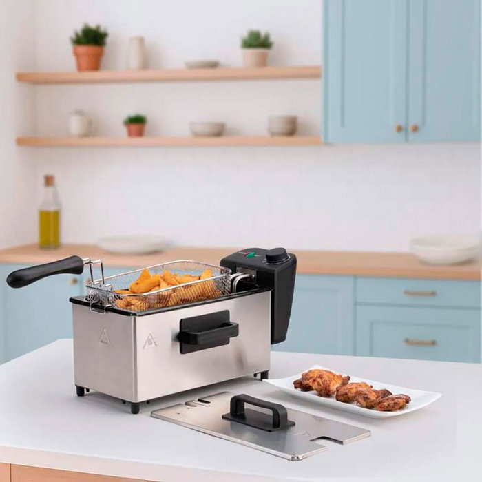 Friteuse JATA JEFR1678 Gris 2000 W