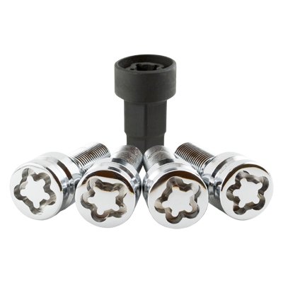Abc Lot de 4 vis antivol 14x150 L30 17/19 conique CS6