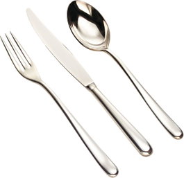 Alessi Jeu de couverts 24 pièces en acier inoxydable 18/10 LCD01S24M