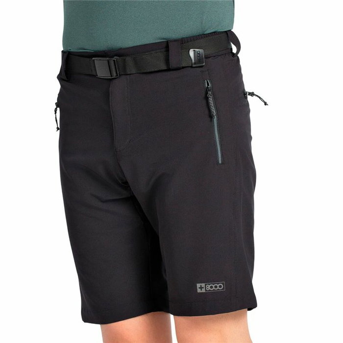 Short de Sport +8000 Delfino Noir Montagne