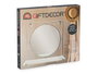 GIFTDECOR Miroir étagère mural noir