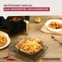 Fackelmann Lot de 200 Moules en Papier Carrés pour Air Fryer 20 x 20 cm - Revêtement Antiadhésif