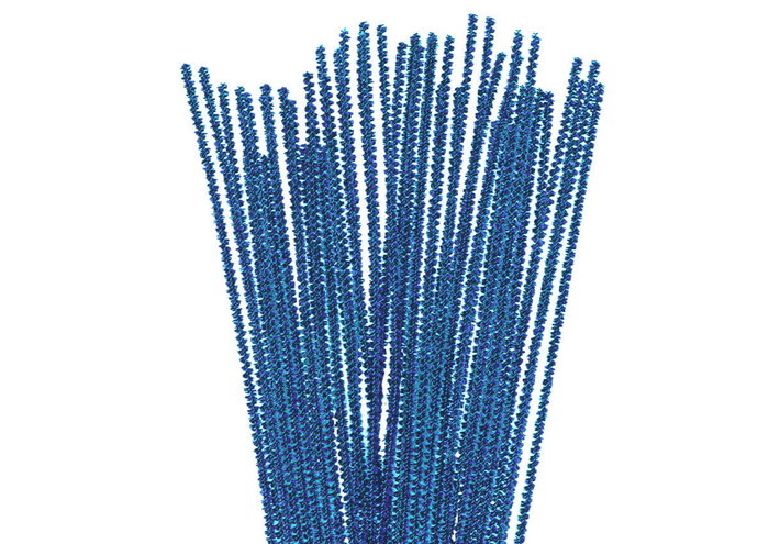 Innspiro Limpiapipas chenille métalliques bleus 6mm x 30cm, 25u. Innspiro Limpiapipas chenille métalliques bleus 6mm x 30cm, 25u.